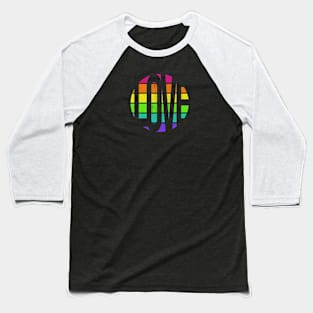 Rainbow Love Baseball T-Shirt